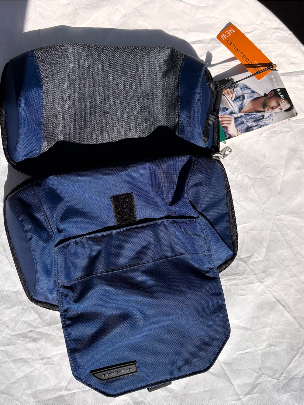 Briggs & Riley Royal Blue Nylon Accessory Pouch